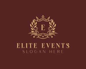 Royalty Wedding Event logo design