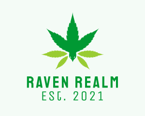 Raven Bird Marijuana  logo