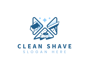 Cleaning Tools Housekeeping logo design