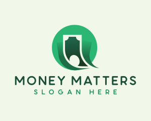 Money Currency Bill logo design