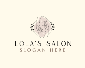 Hand Nail Beauty Salon logo design