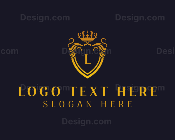 Upscale Regal Shield Logo