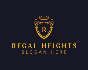 Upscale Regal Shield logo design