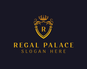 Upscale Regal Shield logo