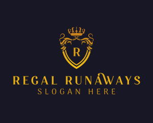 Upscale Regal Shield logo design