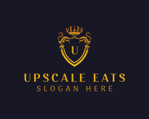 Upscale Regal Shield logo design