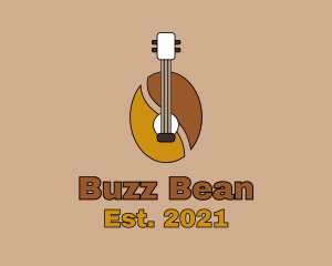 Coffee Bean Guitar logo design