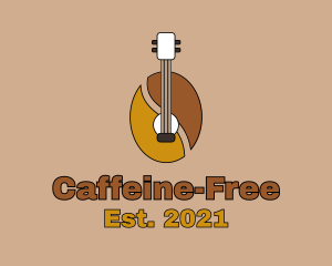 Coffee Bean Guitar logo design