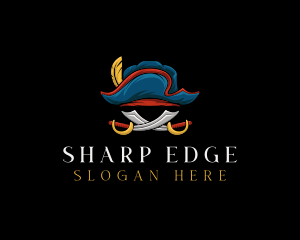 Pirate Hat Sword logo