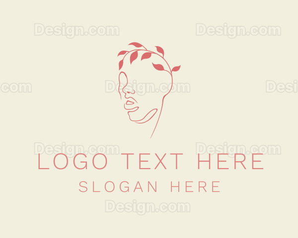 Minimalist Woman Face Logo