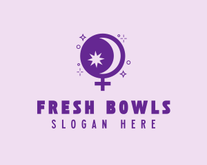 Magic Bowl Women Symbol logo design