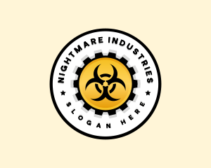 Industrial Biohazard Gear logo design