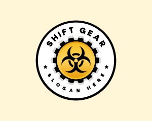 Industrial Biohazard Gear logo design