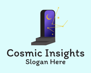 Cosmic Astrology Door logo design