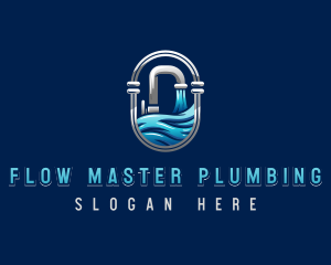 Water Faucet Plumbing logo