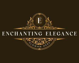 Ornament Elegant Floral logo design