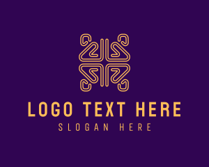 Elegant Tribal Abstract Pattern logo