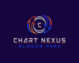 Recycle Arrows Chart logo