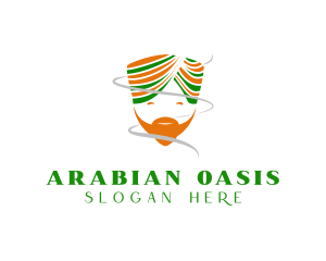 Indian Turban Man logo design