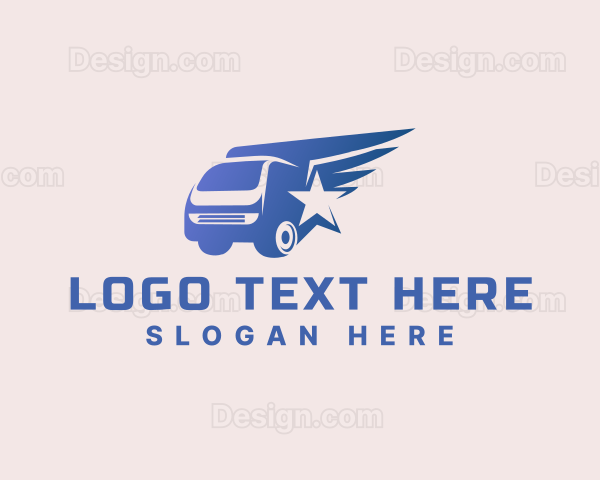 Star Wings Logistics Truck Logo