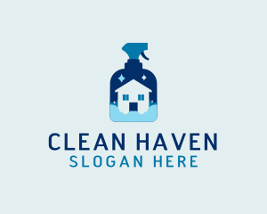 Spotless Home Cleaning logo design