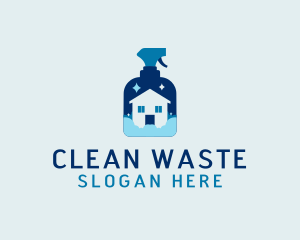 Spotless Home Cleaning logo design