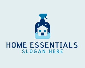 Spotless Home Cleaning logo design