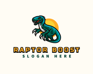 Prehistoric Monster Dinosaur logo