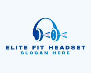 Audio Music Headset logo design