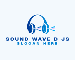 Audio Music Headset logo design