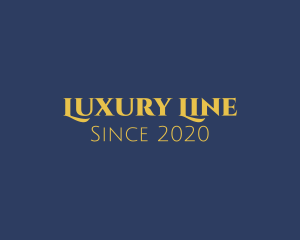 Premium Luxury Gold logo design