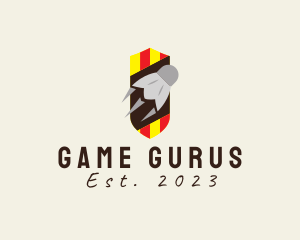 Badminton Competition Shuttlecock logo