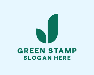 Green Bud Plant logo design