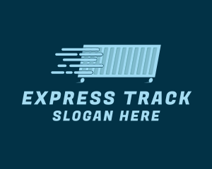 Container Import Express Shipping  logo design