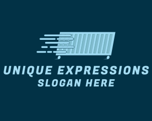 Container Import Express Shipping  logo design