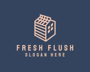 Cabin House Carton logo design