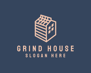 Cabin House Carton logo design