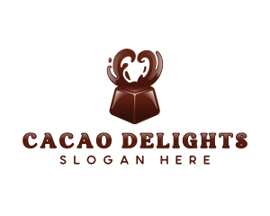 Chocolate Heart Dessert logo