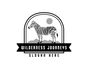 Wildlife Zebra Safari logo
