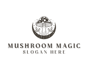 Mushroom Moon Fungi logo