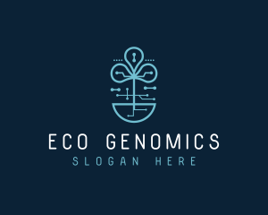 Biotech Plant Science logo design