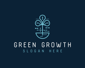 Biotech Plant Science logo design