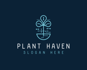 Biotech Plant Science logo design