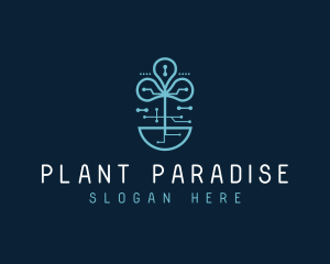 Biotech Plant Science logo design