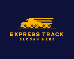 Logistics Truck Express logo design