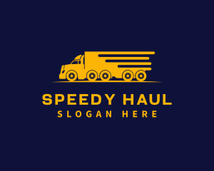 Logistics Truck Express logo design