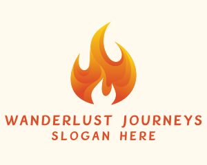 Energy Flame Fuel Logo