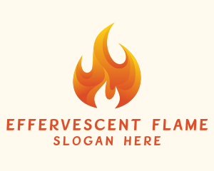 Energy Flame Fuel logo design