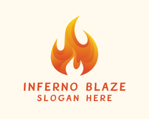 Energy Flame Fuel logo design