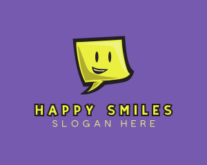 Happy Note Smile logo design